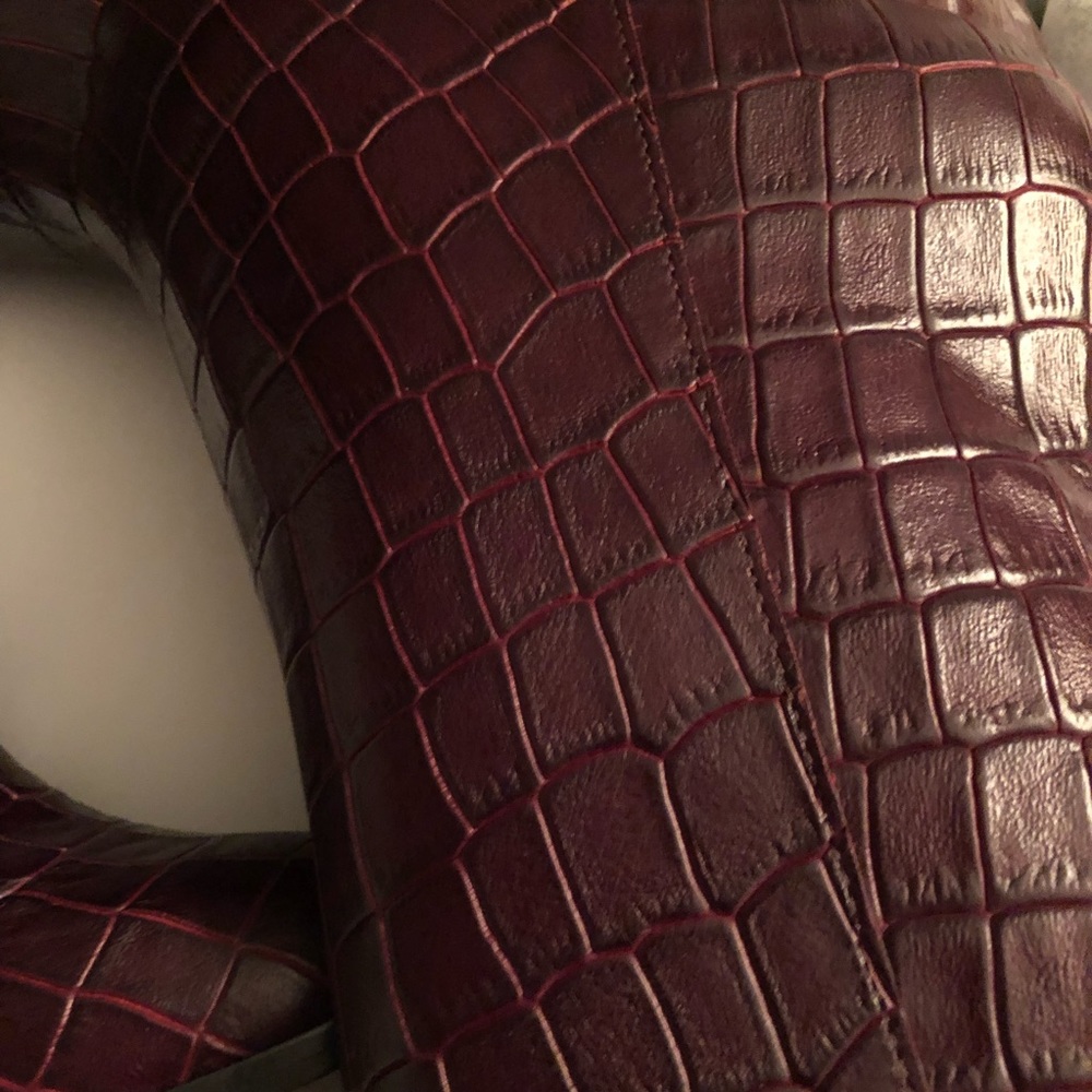 Coach Brielle Bootie in Dark Cranberry - Picture 8 of 8
